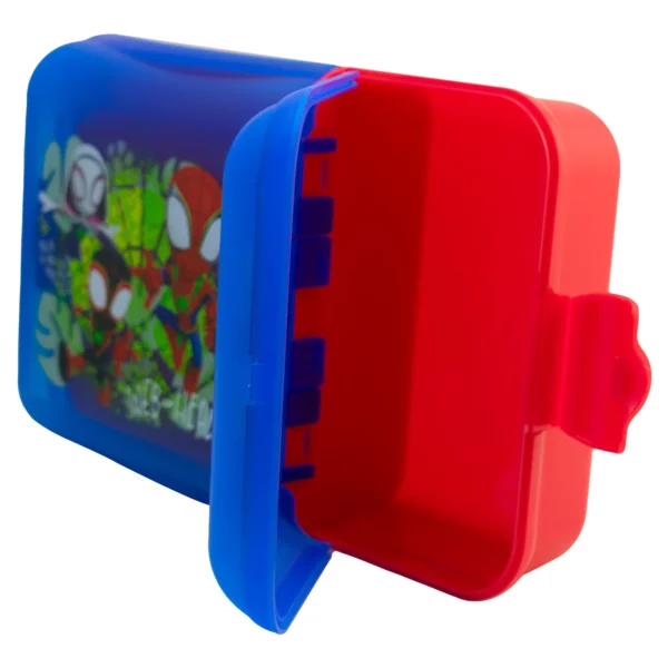 Contenedor para Alimentos Con 2 Divisiones Spiderman