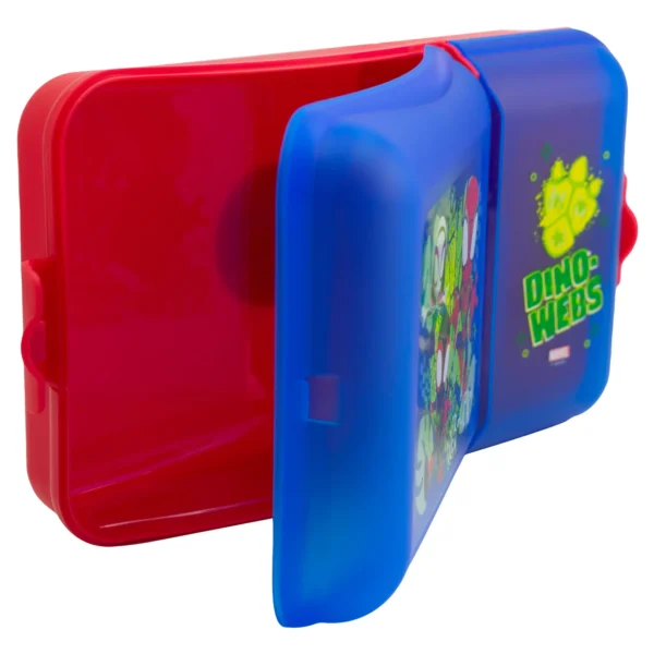 Contenedor para Alimentos Con 2 Divisiones Spiderman