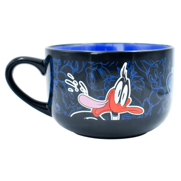 Cerealero De Cerámica Bugs Bunny & Pato Lucas 820ml