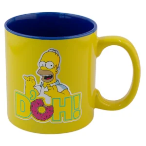 Taza Metalizada Los Simpsons - Homero 591ml