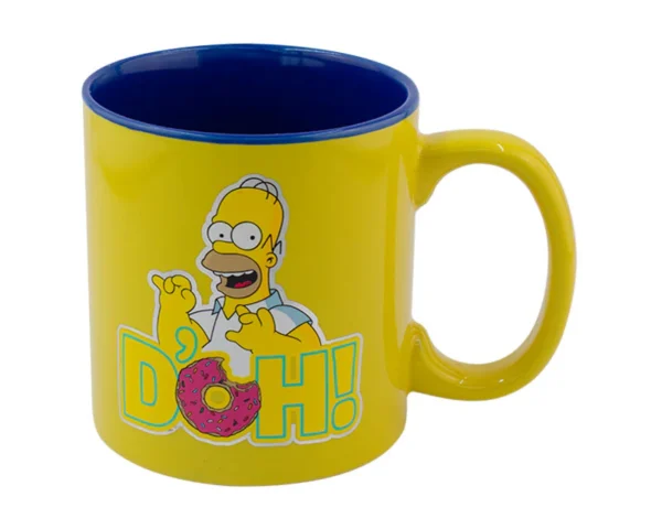 Taza Metalizada Los Simpsons - Homero 591ml