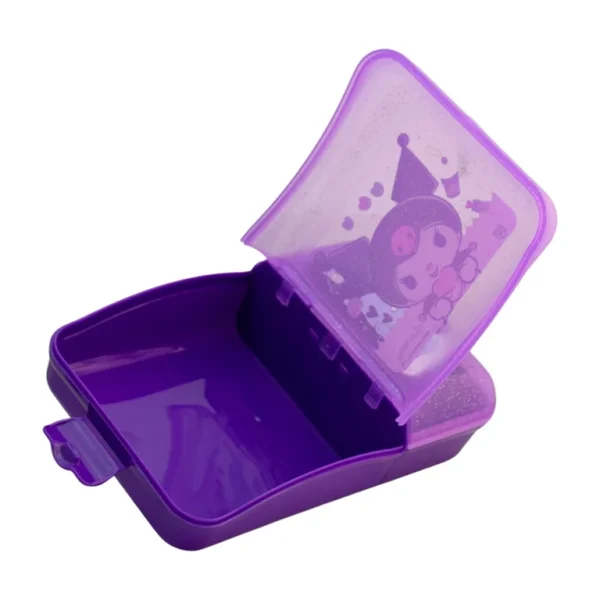 Contenedor para Alimentos Con 2 Divisiones Kuromi