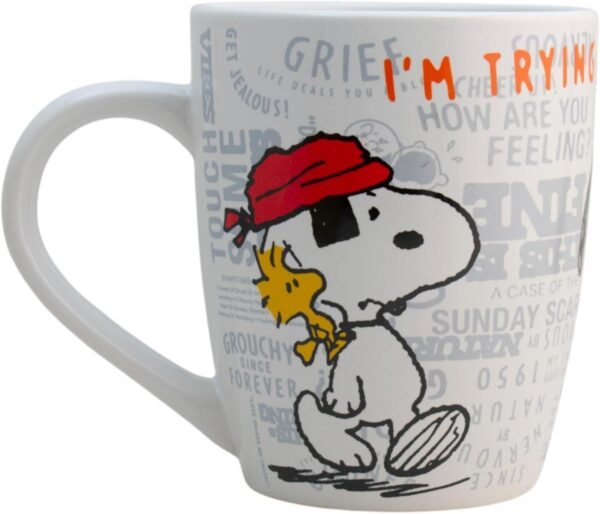 Taza de Cerámica 75 aniversario de Snoopy 740ml