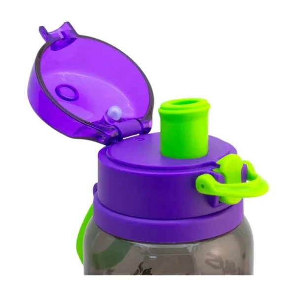 Botella de Plástico con Botón Push UP y Muñequera - Villanas Disney