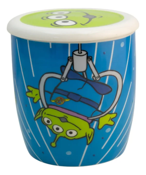Tarro de Porcelana Con Tapa Toy Story Marcianitos 385ml
