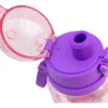 Botella de Plástico con Botón Push UP y Muñequera - Kuromi & My Melody