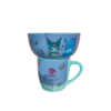Juego Desayunador 2pzas Kuromi tazon 550ml y tarro 400ml ceramica