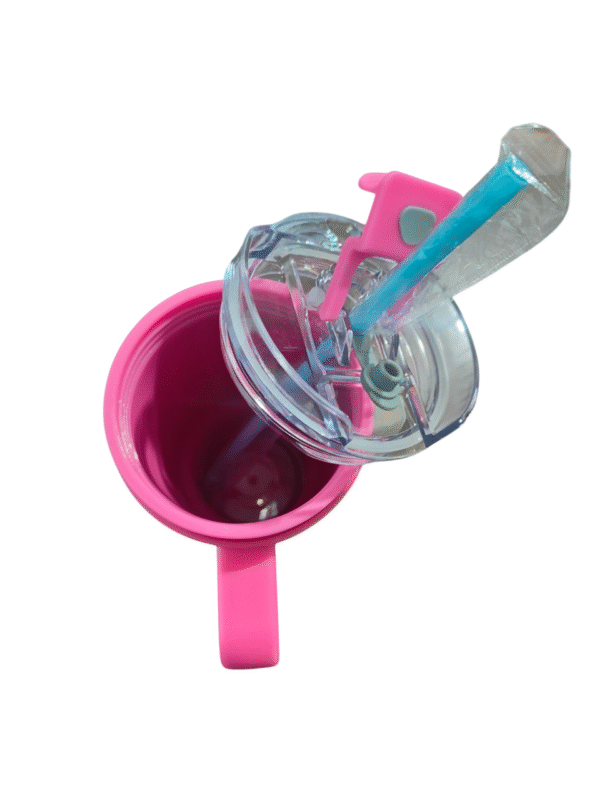 Termo Alto Doble Pared Con Boquilla Y Popote 1.2 L. Los Simpsons