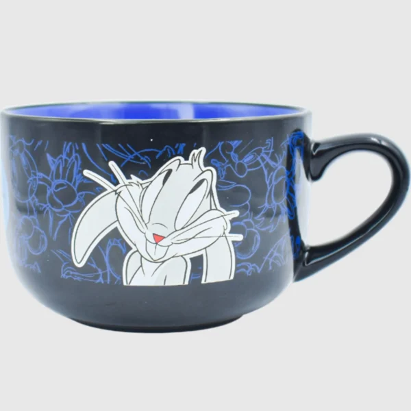 Cerealero De Cerámica Bugs Bunny & Pato Lucas 820ml