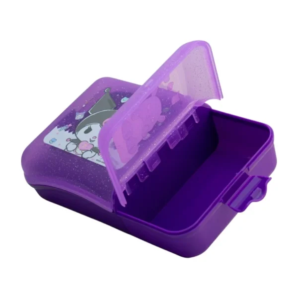 Contenedor para Alimentos Con 2 Divisiones Kuromi