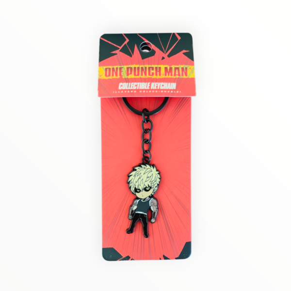 Llavero Metalico Genos - One Punch Man Edición Limitada