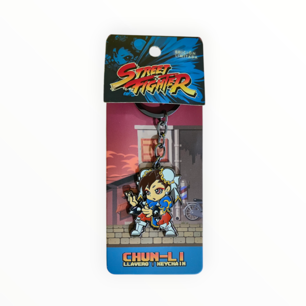 Llavero Metalico Chun Li - Street Fighter Edición Limitada