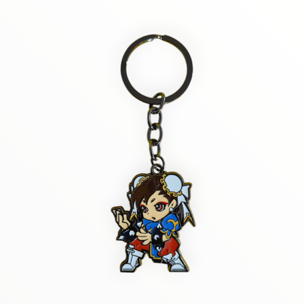 Llavero Metalico Chun Li - Street Fighter Edición Limitada