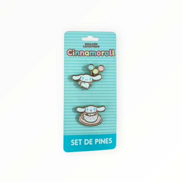 Set Pines Metálicos Cinnamoroll Edición Limitada