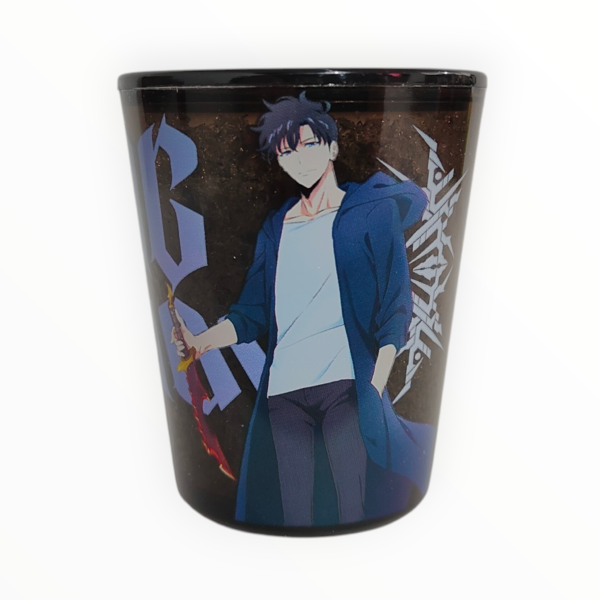 Set 2 Pzas Mini Vaso Refrigerante - Solo Leveling & Igris 44ml