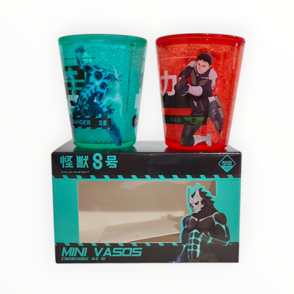 Set 2 Pzas Mini Vaso Refrigerante - Kaiju N8 44ml