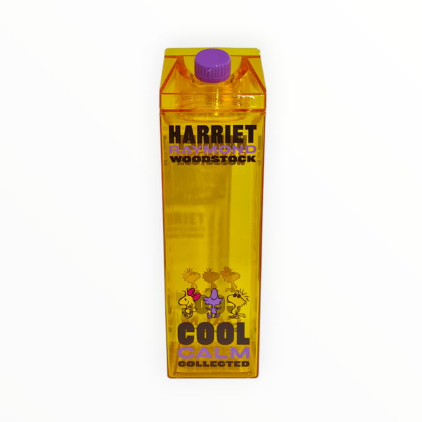 Botella De Agua Cuadrada - Woodstock Peanuts 1Lt