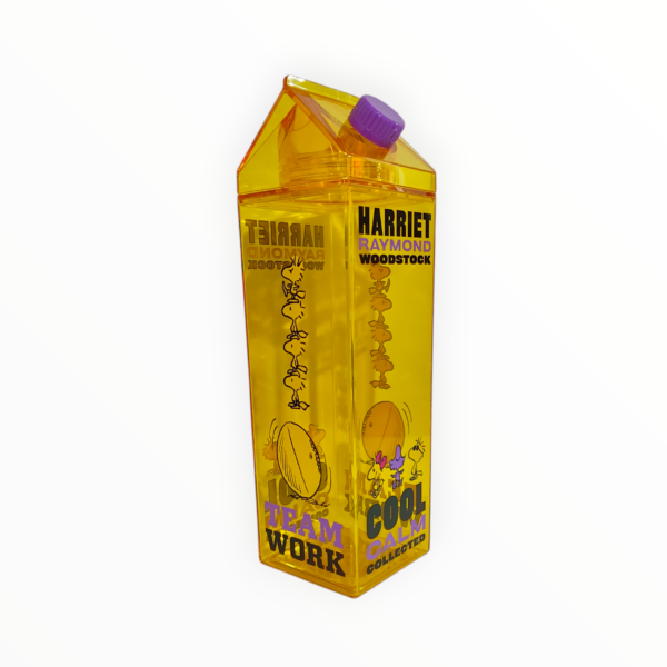 Botella De Agua Cuadrada - Woodstock Peanuts 1Lt