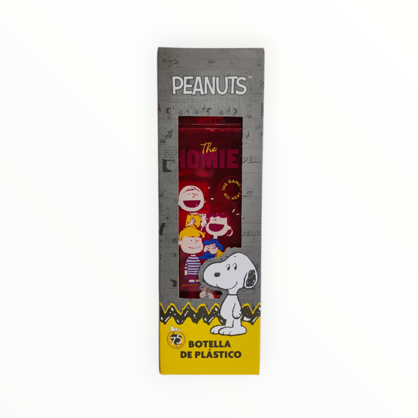 Botella De Agua Cuadrada - Snoopy & Hommies Peanuts 1Lt