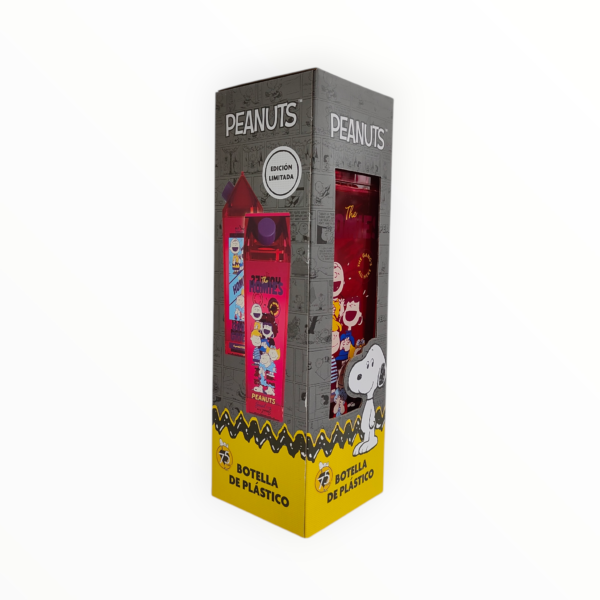 Botella De Agua Cuadrada - Snoopy & Hommies Peanuts 1Lt