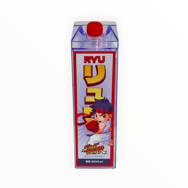 Botella De Agua Cuadrada - Ryu Street fighter 1Lt