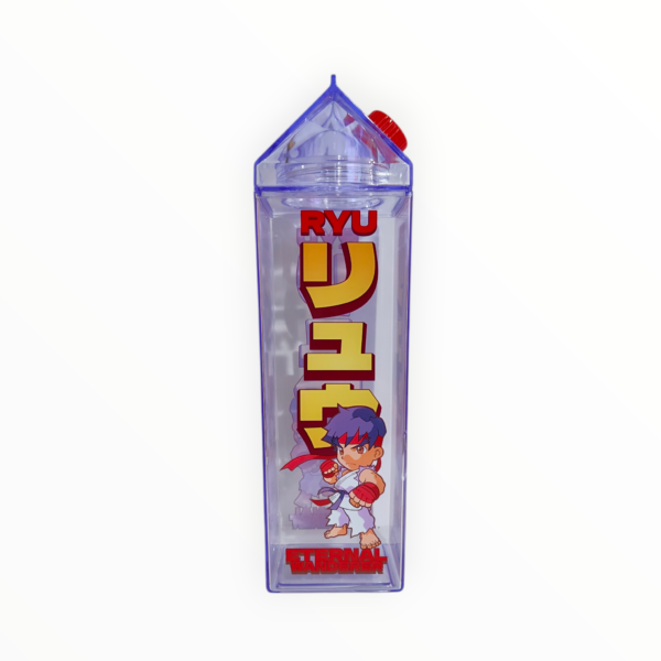 Botella De Agua Cuadrada - Ryu Street fighter 1Lt