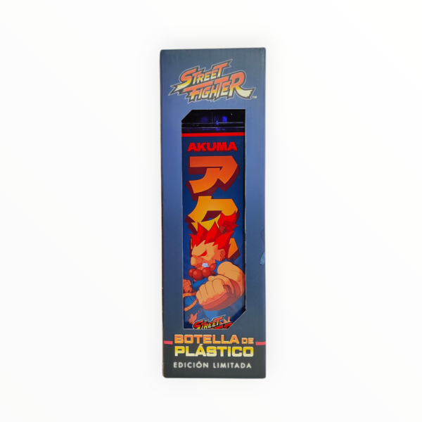 Botella De Agua Cuadrada - Akuma Street Fighter 1Lt