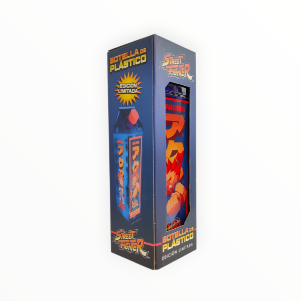 Botella De Agua Cuadrada - Akuma Street Fighter 1Lt