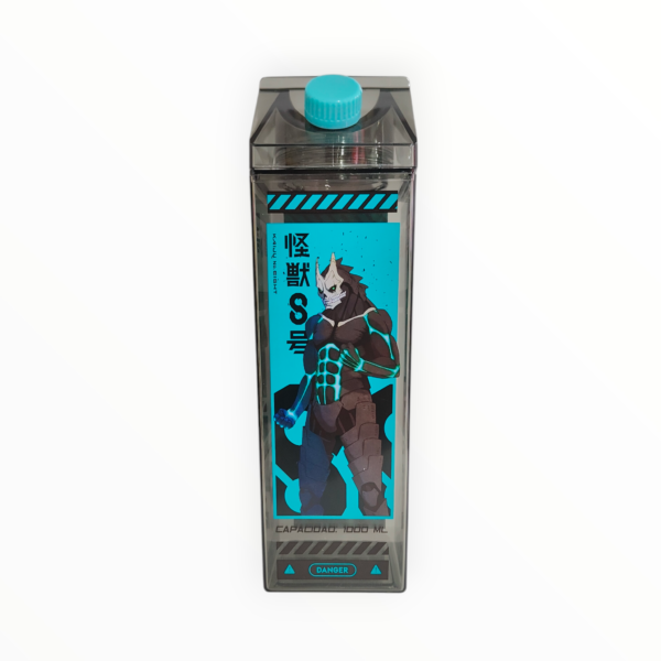 Botella De Agua Cuadrada - Kaiju N8 1Lt