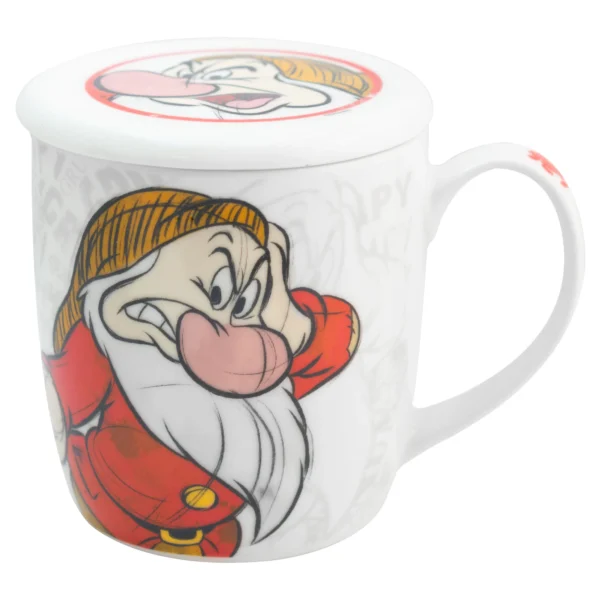 Taza con Tapa Blancanieves - Gruñon