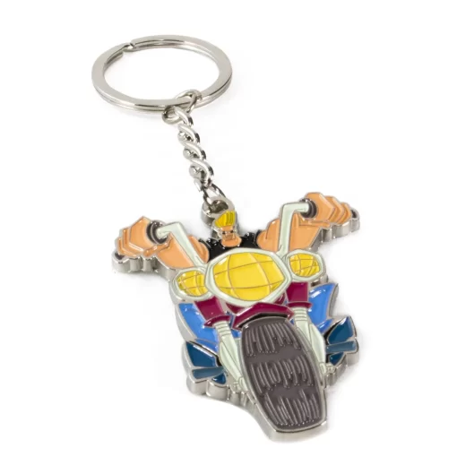 Llavero Metálico Johnny Bravo Motocicleta