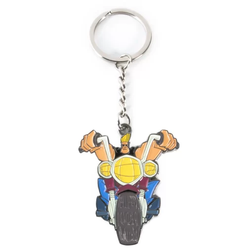 Llavero Metálico Johnny Bravo Motocicleta