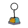 Llavero Metálico Garfield Durmiendo