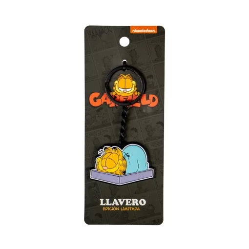 Llavero Metálico Garfield Durmiendo