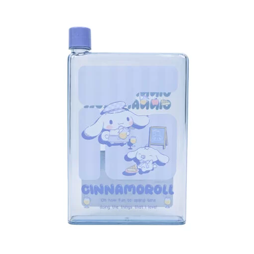 Botella Plana de Plastico Cinnamoroll 750ml