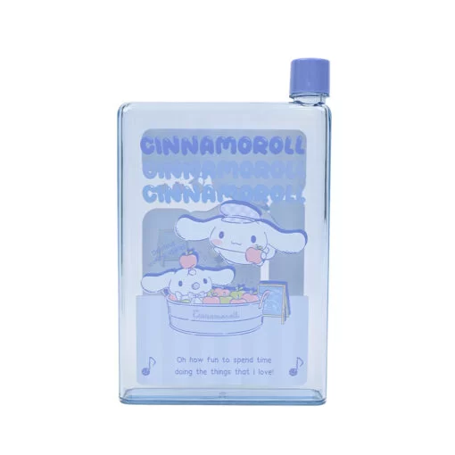 Botella Plana de Plastico Cinnamoroll 750ml