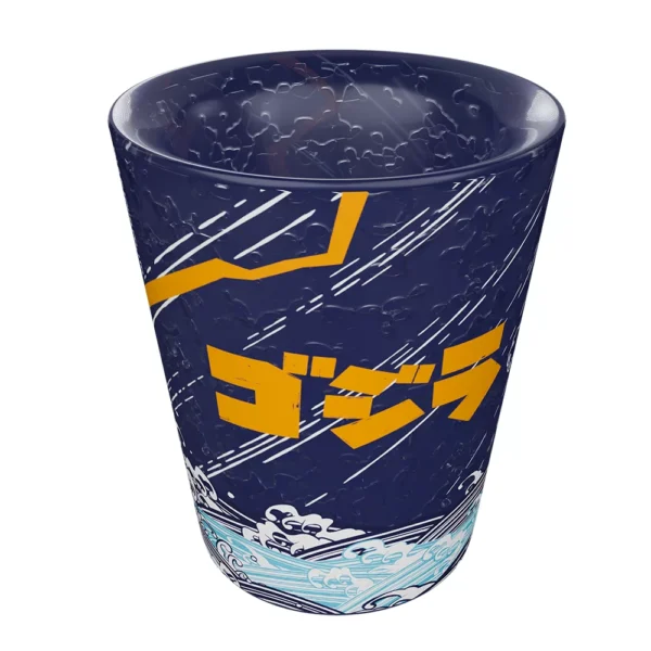 Set 2 Pzas Mini Vaso Refrigerante - Godzilla Vs Mechagodzilla 44ml