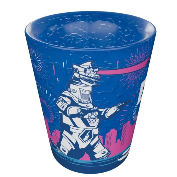 Set 2 Pzas Mini Vaso Refrigerante - Godzilla Vs Mechagodzilla 44ml
