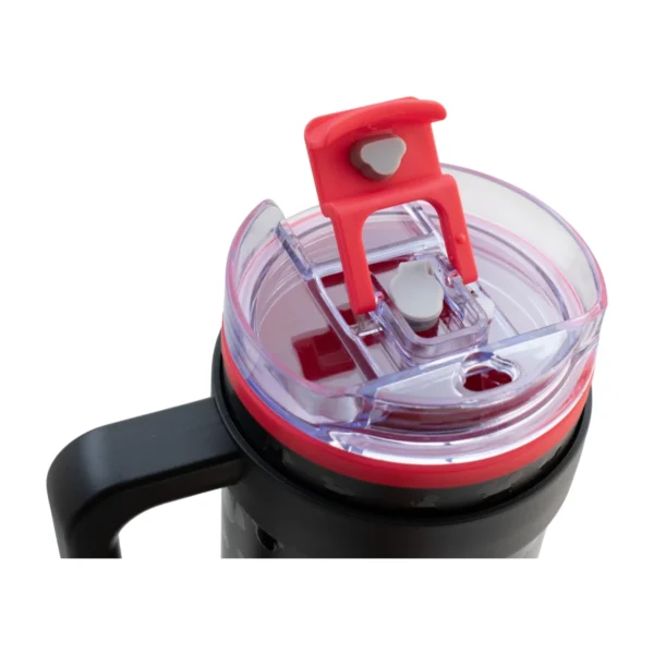 Termo Alto Doble Pared Con Boquilla Y Popote 1.2 L. Mickey