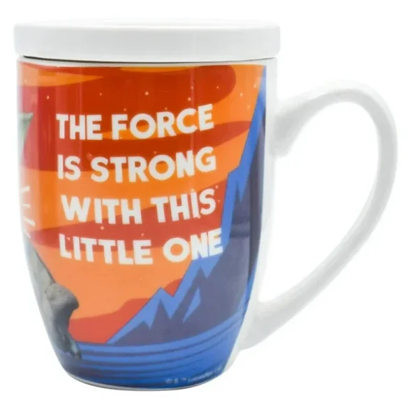 Tarro de Porcelana Con Tapa Star Wars Grogu 385ml