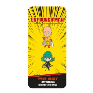 Set Pines Metálicos One Punch Man Edición Limitada