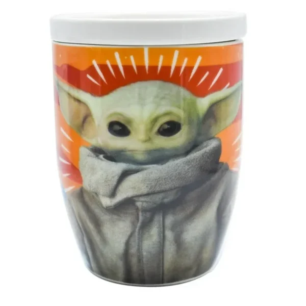 Tarro de Porcelana Con Tapa Star Wars Grogu 385ml