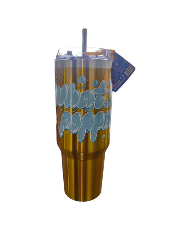 Termo Alto Doble Pared Acero Inoxidable Bob Esponja 1.2L