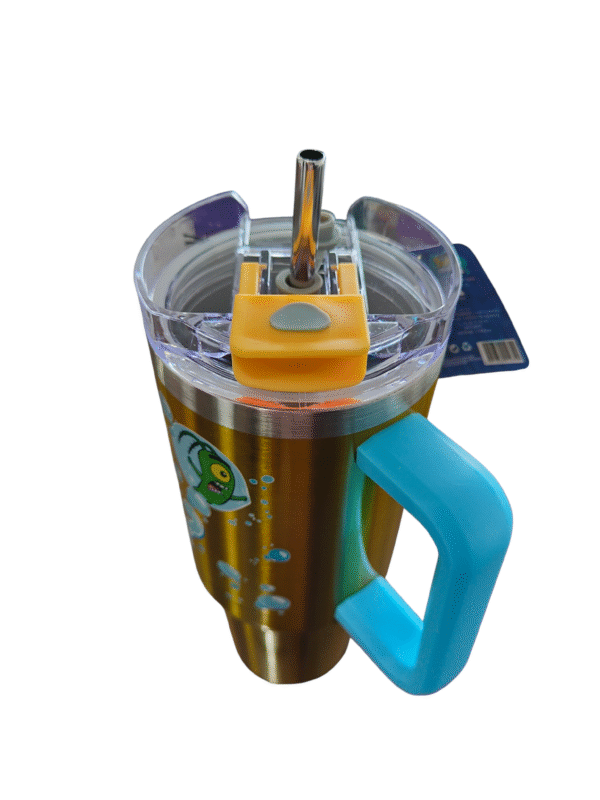 Termo Alto Doble Pared Acero Inoxidable Bob Esponja 1.2L