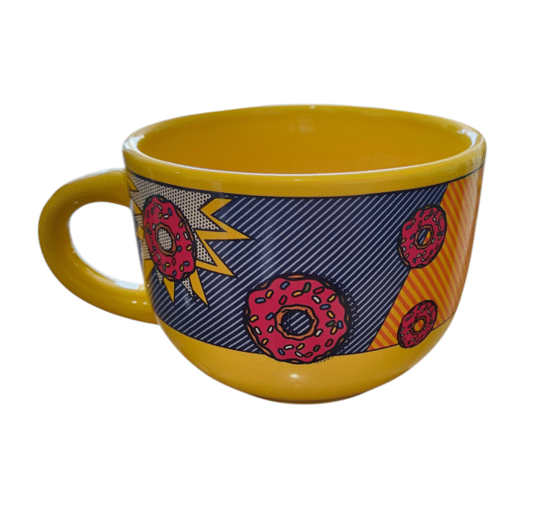 Cerealero De Cerámica Amarillo Homero Simpson 820ml