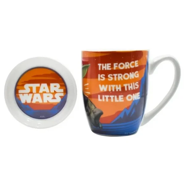 Tarro de Porcelana Con Tapa Star Wars Grogu 385ml