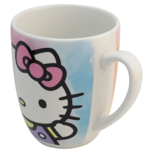 Taza Porcelana Multicolor Kitty 330 Ml