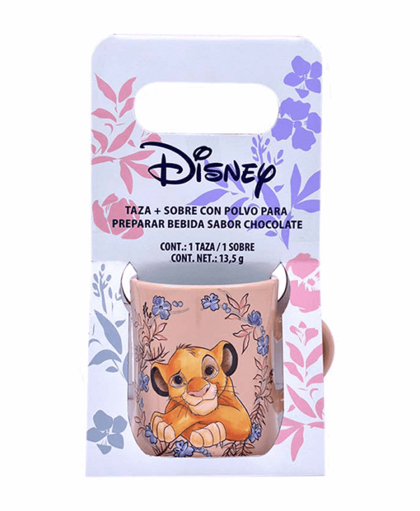 Taza Con Sobre De Cocoa Disney Clásicos - Simba