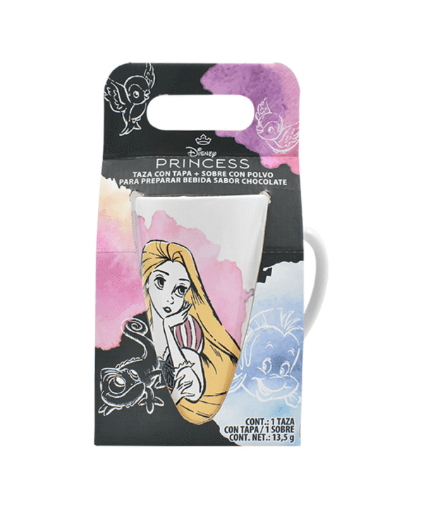 Taza Alta Con Tapa Y Sobre de Cocoa - Rapunzel