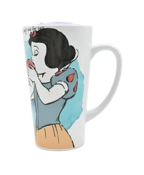 Taza Alta Con Tapa Y Sobre de Cocoa - Blancanieves